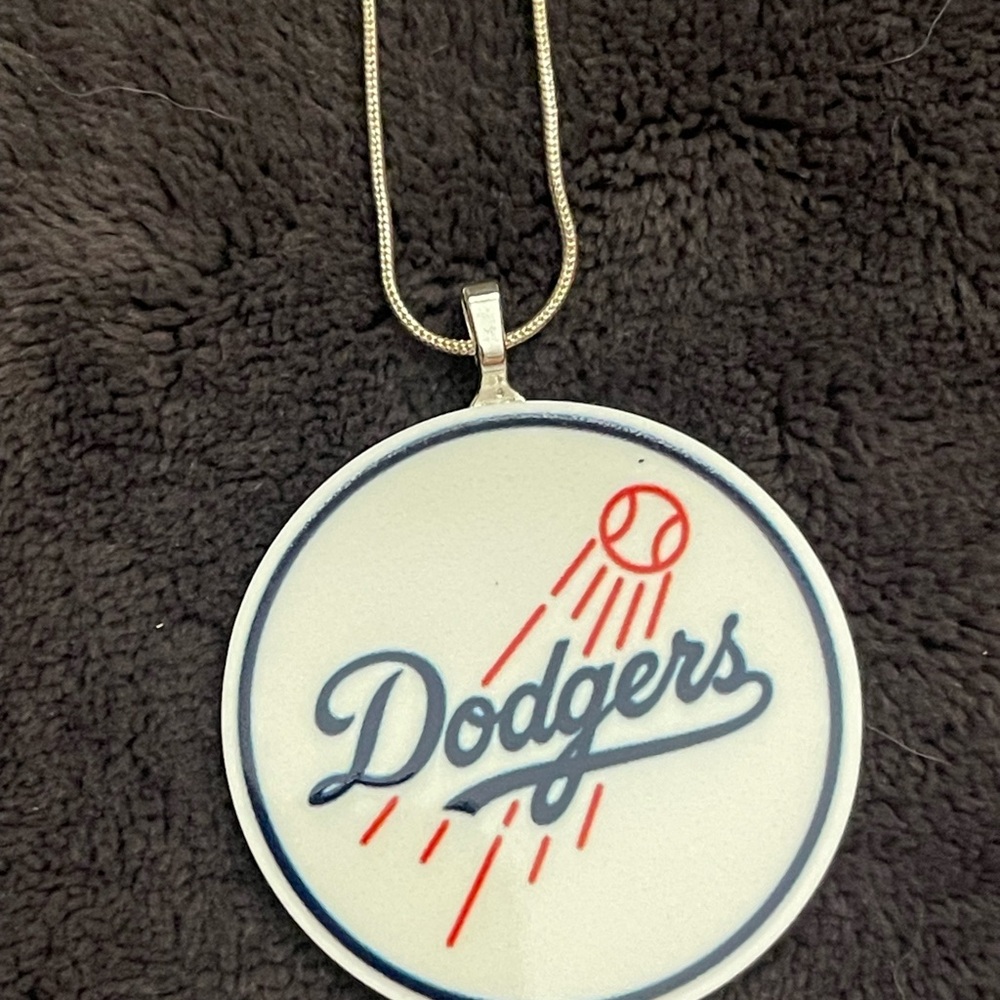 Dodgers Pendant Necklace